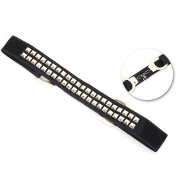Black Punk Belt with Studs