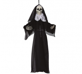 Pendente de esqueleto de freira de 50 cm