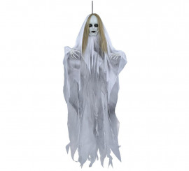 Ghost pendant with light, sound and movement 100 cm