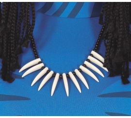 Necklace with White Fangs