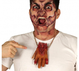 Bloody Hand Necklace
