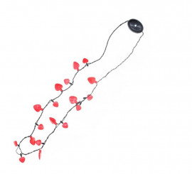 Colar Coração Vermelho com Luz