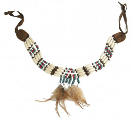 Indian Necklace with Feathers