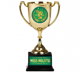Miss Mojito Cup gold and green 18 cm