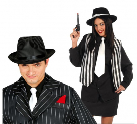 Gravata branca de 35 cm.