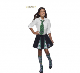Gravata Slytherin Harry Potter Deluxe para meninos