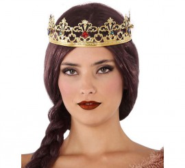 Queen's Golden Crown with precious stones