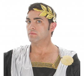 Coroa de louros dourada