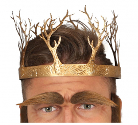 Golden Medieval Metallic Crown