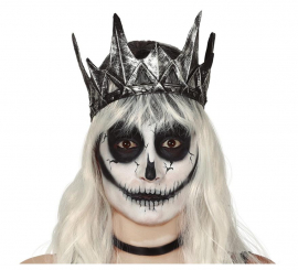 Coroa de prata da rainha do mal