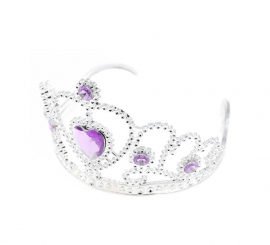 Purple Heart Princess Crown