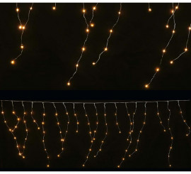 Curtain String of 300 warm white LEDs