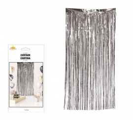 Silver Curtain 100X200 cm