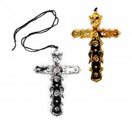 Rosetas Cruzadas com corda em cores sortidas