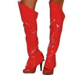 60 cm red boot covers