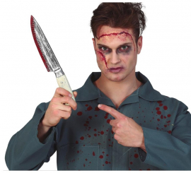 Faca de Cozinha com Sangue 33 cm