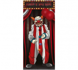 Sinister Circus Door Decoration 75x150 cm