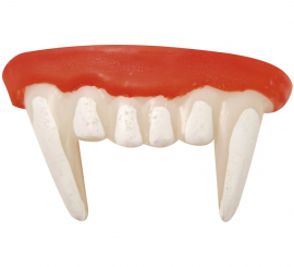 Dentaduras de Vampiro com Cola