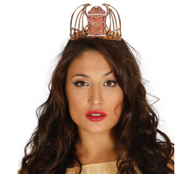 Diadema com ornamento de lápide