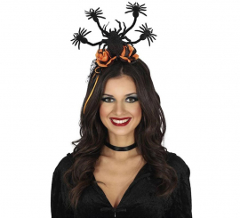 Tiara de Aranhas e Flores