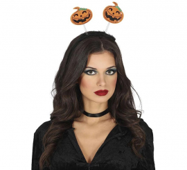 Tiara de abóboras felizes