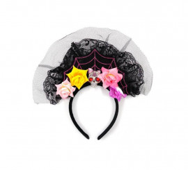 Tiara de renda Catrina