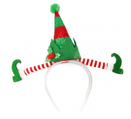 Tiara para pés e chapéu de elfo