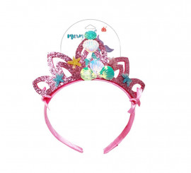 Pink and blue Mermaid Princess headband