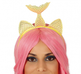 Golden Mermaid Headband