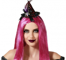 Multicolor Mini Witch Hat Headband