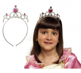Princesa de prata do diadema ou da tiara