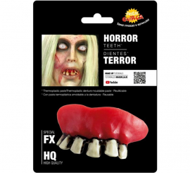 Dentes de monstro para o Halloween