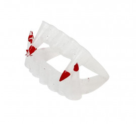 Vampire Teeth with Blood
