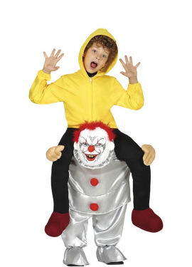Fato de palhaço de medo para crianças