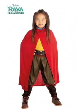 Capa de listra clássica para meninas da Disney e Fato do último dragão