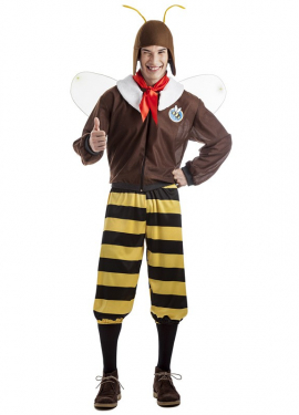 Fato de Abelha Aviador para homem