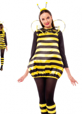 Fato de abelha com gola para mulher