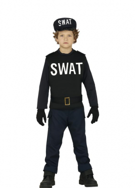 Fato de Swat Agent para menino