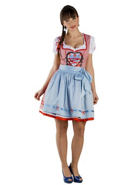 Red German Oktoberfest Costume for Women