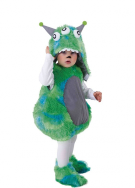 Fato de Alien verde para bebé