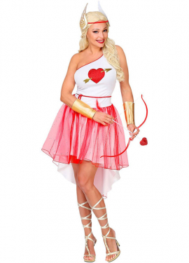 Fato de Anjo Cupido ou Deusa Grega Afrodite para mulher