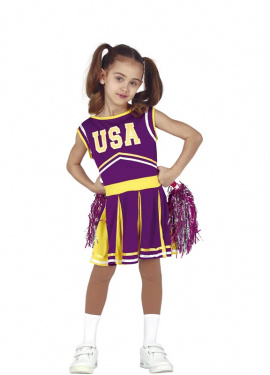 Fato de líder de torcida para menina