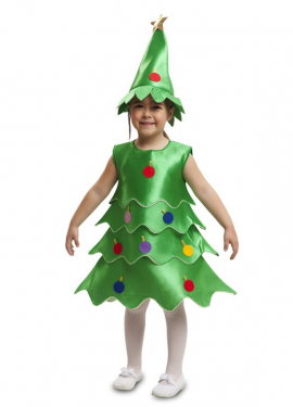 Fato de árvore de Natal para menina