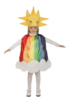 Fato de arco-íris para crianças