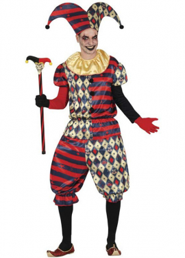 Fato de arlequim de diamante para homem