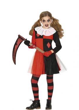 Fato de arlequim para menina