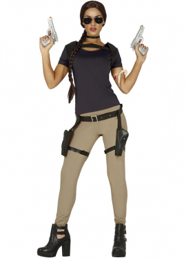 Fato de aventureiro arqueólogo para mulher