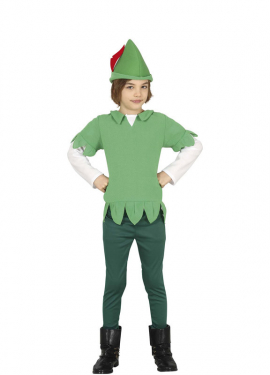 Forest Green Archer Costume for Boys