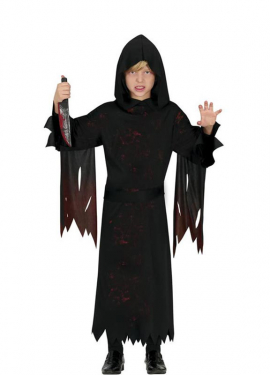Hooded Assassin costume with tunic for children