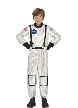 Fato de astronauta branco para criança